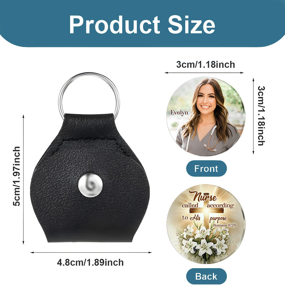 Nurse Called According To His Purpose God Pocket Hug Keyring