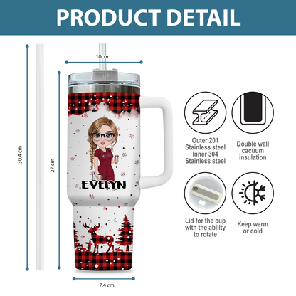 First Christmas As A Nurse 40oz Tumbler