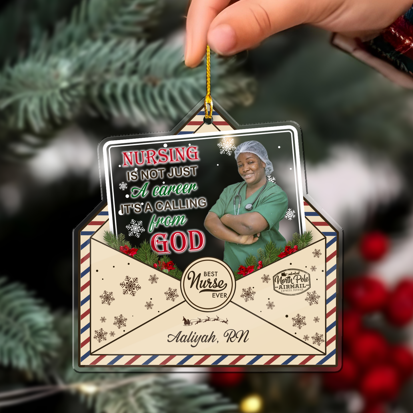 Nursing Is Not Just A Career Acrylic Ornament