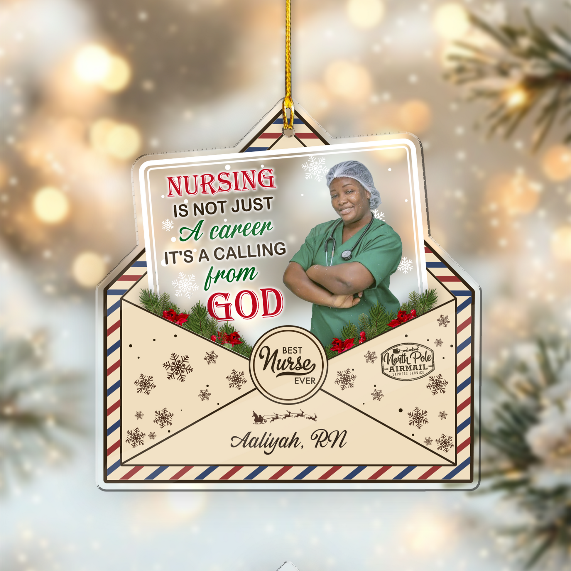 Nursing Is Not Just A Career Acrylic Ornament