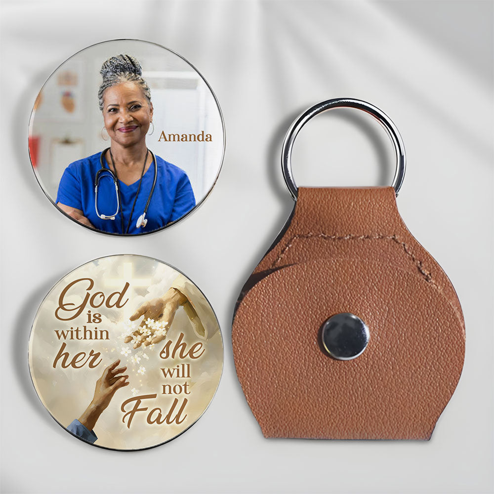 God Is Within Her She Will Not Fall Pockey Hug Keyring