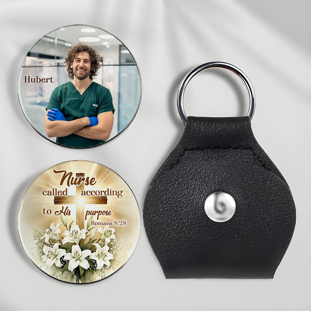 Nurse Called According To His Purpose God Pocket Hug Keyring