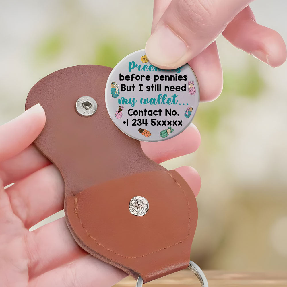 Preemies Before Pennies NICU Nurse Pocket Hug Keyring