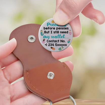 Preemies Before Pennies NICU Nurse Pocket Hug Keyring