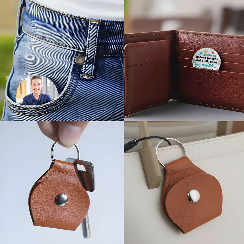 Preemies Before Pennies NICU Nurse Pocket Hug Keyring
