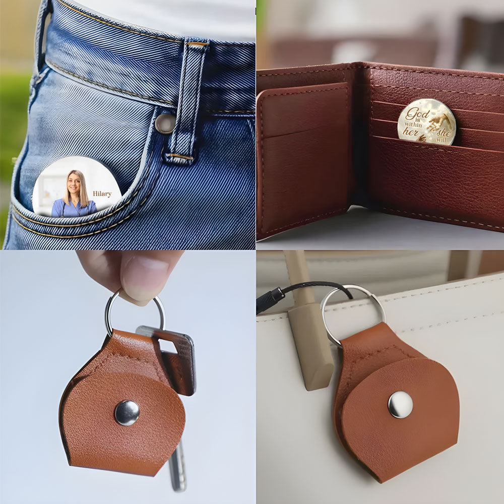 God Is Within Her She Will Not Fall Pockey Hug Keyring