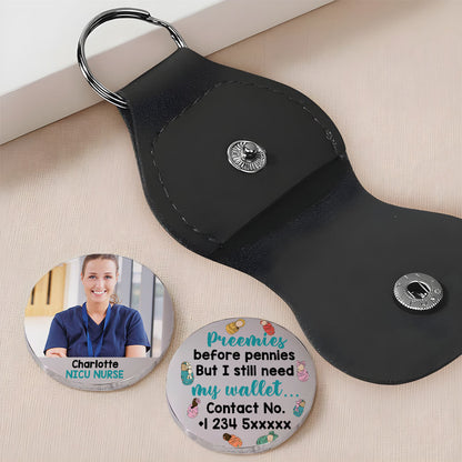 Preemies Before Pennies NICU Nurse Pocket Hug Keyring