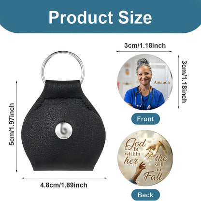 God Is Within Her She Will Not Fall Pockey Hug Keyring