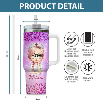 I Am The Storm Nurse 40oz Tumbler