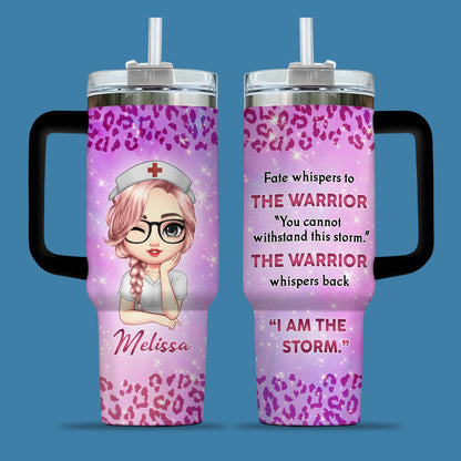I Am The Storm Nurse 40oz Tumbler