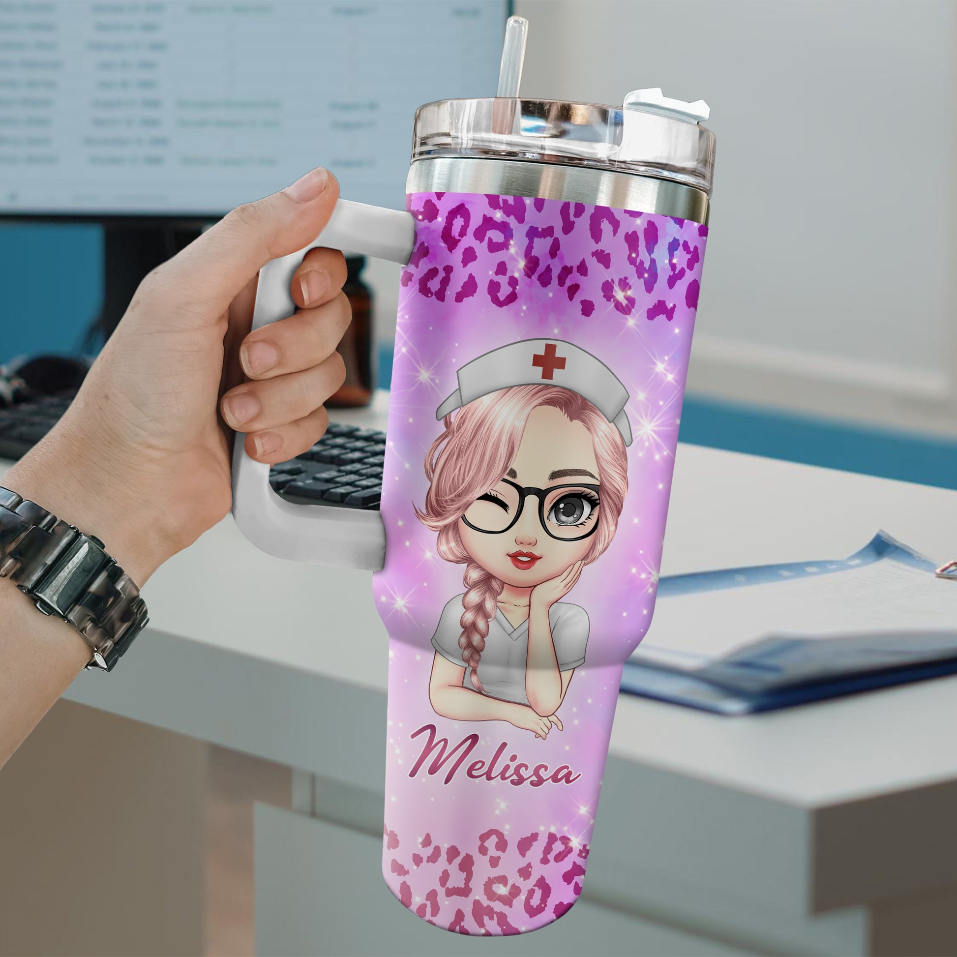 I Am The Storm Nurse 40oz Tumbler